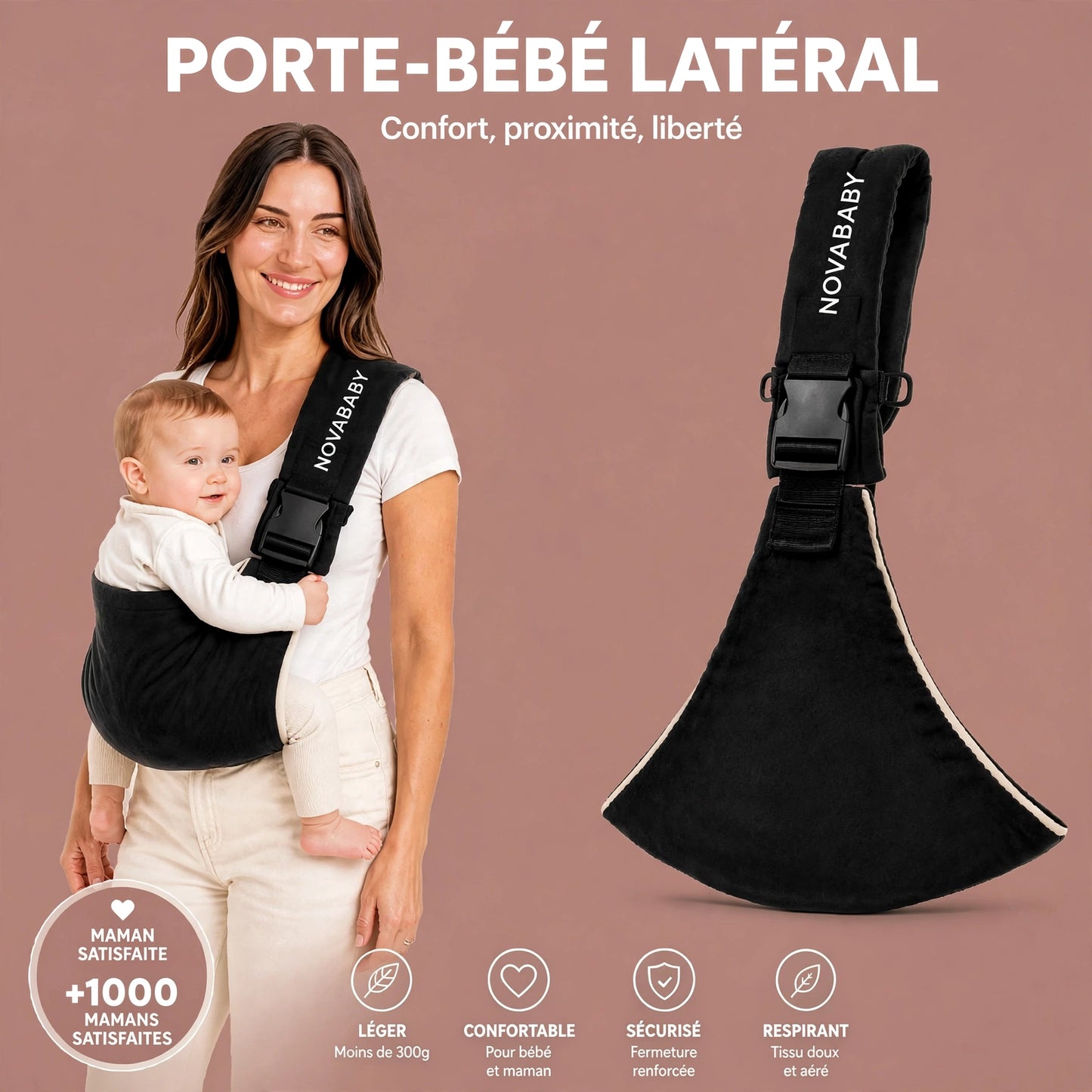 Porte bébé latéral